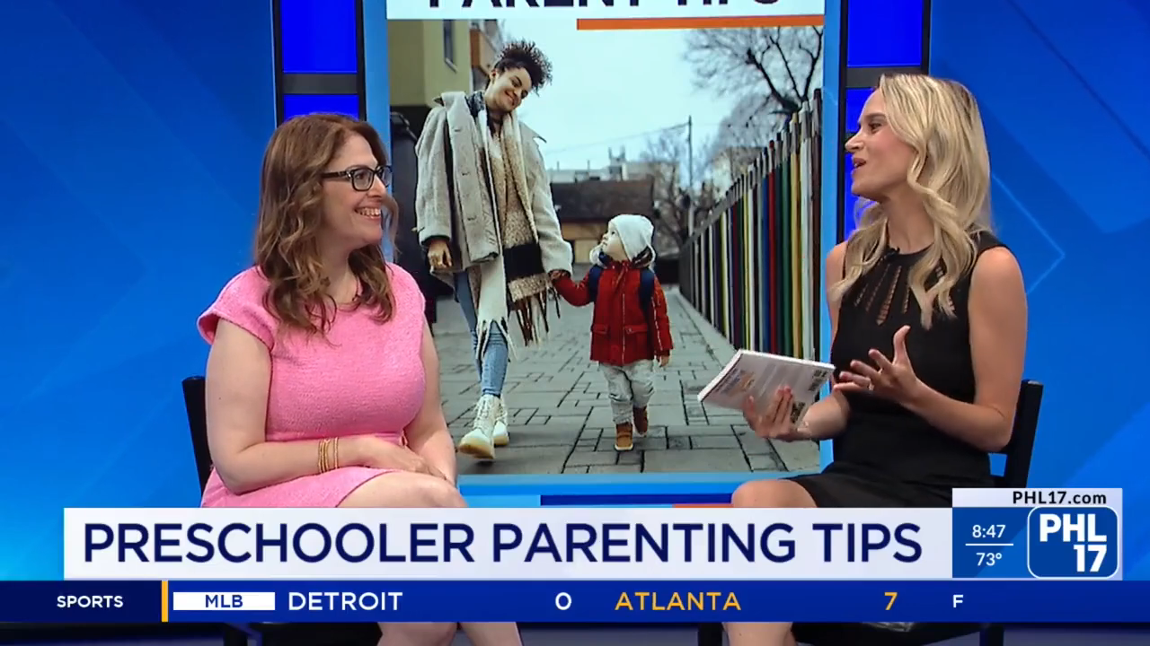 Author and Parenting Expert Danielle Lindner Visits PHL17 Morning News on WPHL-TV (CW Philadelphia) 2-12 screenshot (2)